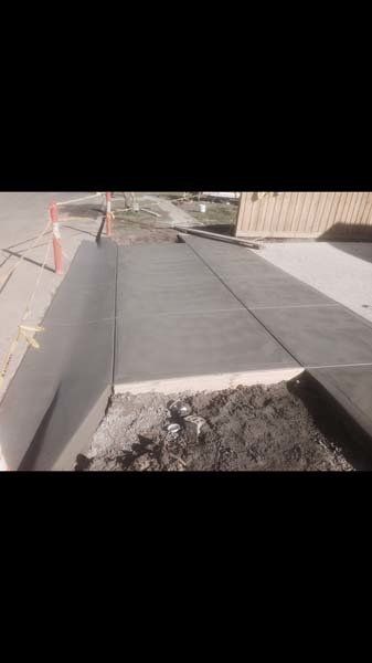 concrete slabs