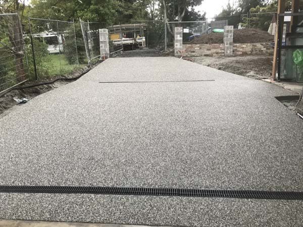 concrete driveway