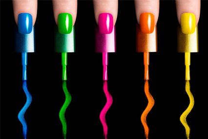 Nail colour range