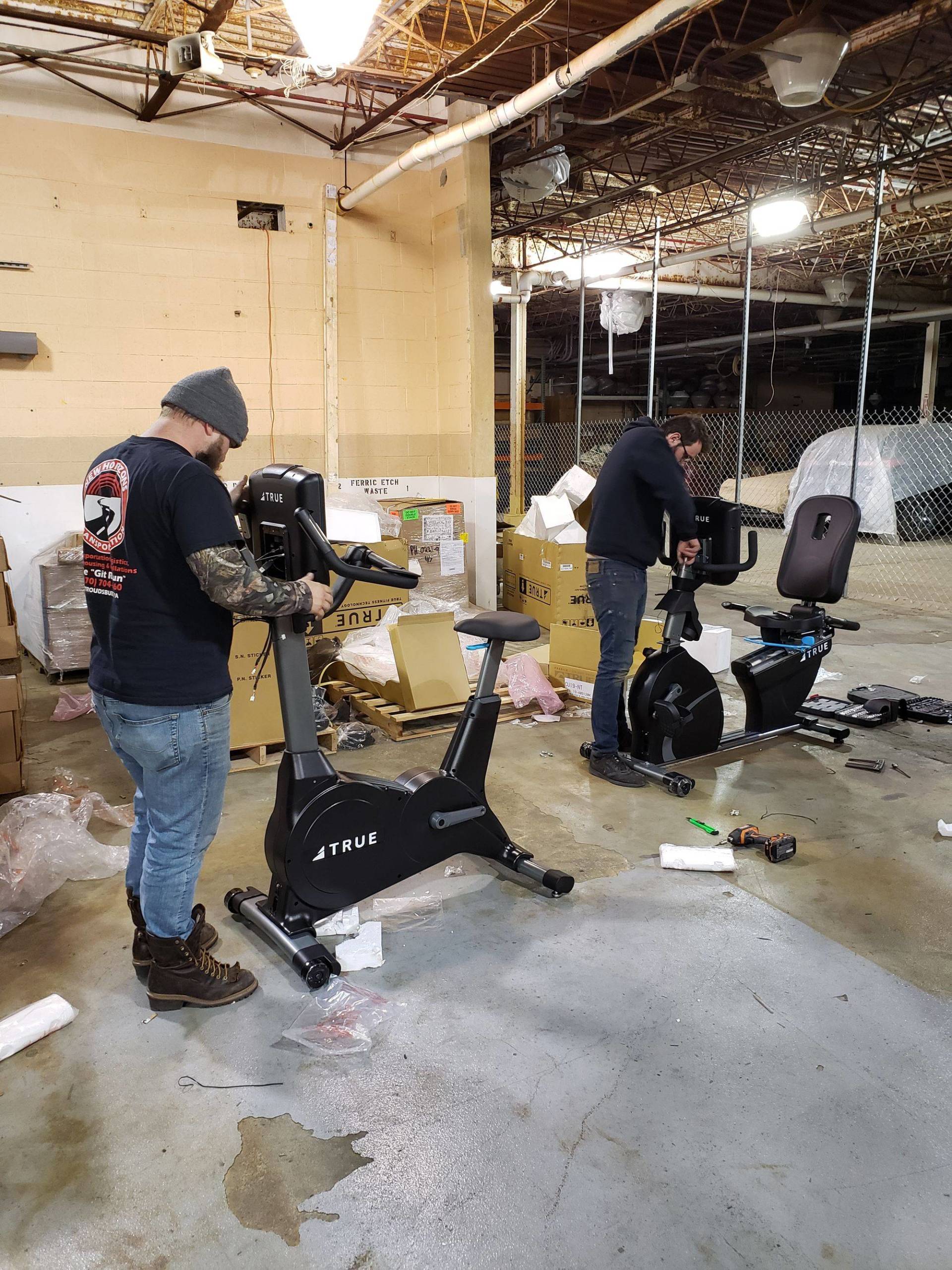 Assembling Exercise Bikes — Stroudsburg, PA — New Horizons Transportation LLC