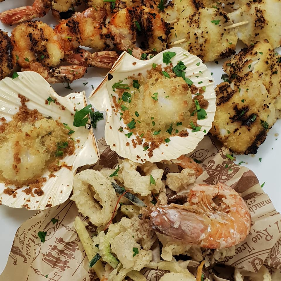 ostriche e molluschi vari