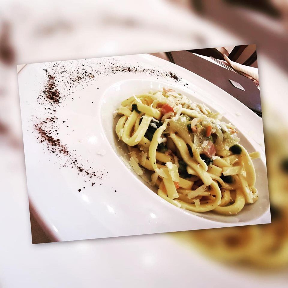 fettuccine con sugo di carne