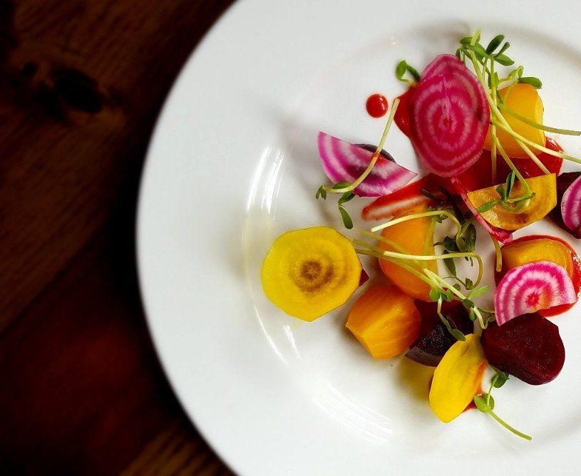 photo of beet salad