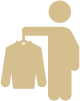 man with jacket icon