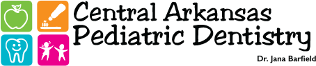 The logo for central arkansas pediatric dentistry