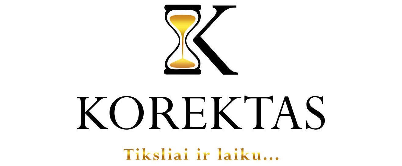 Korektas, UAB logotipas
