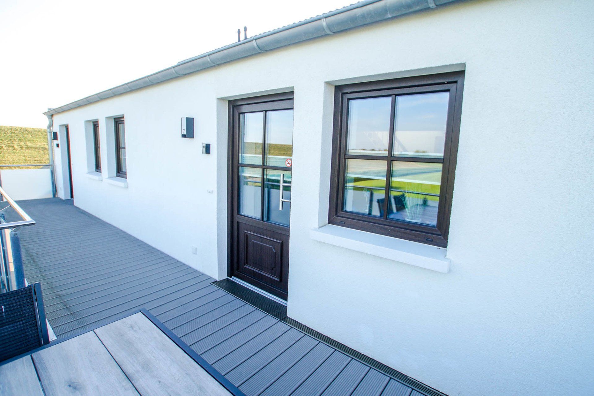Außenansicht: Tür/Eingang der Ferienwohnung 7.