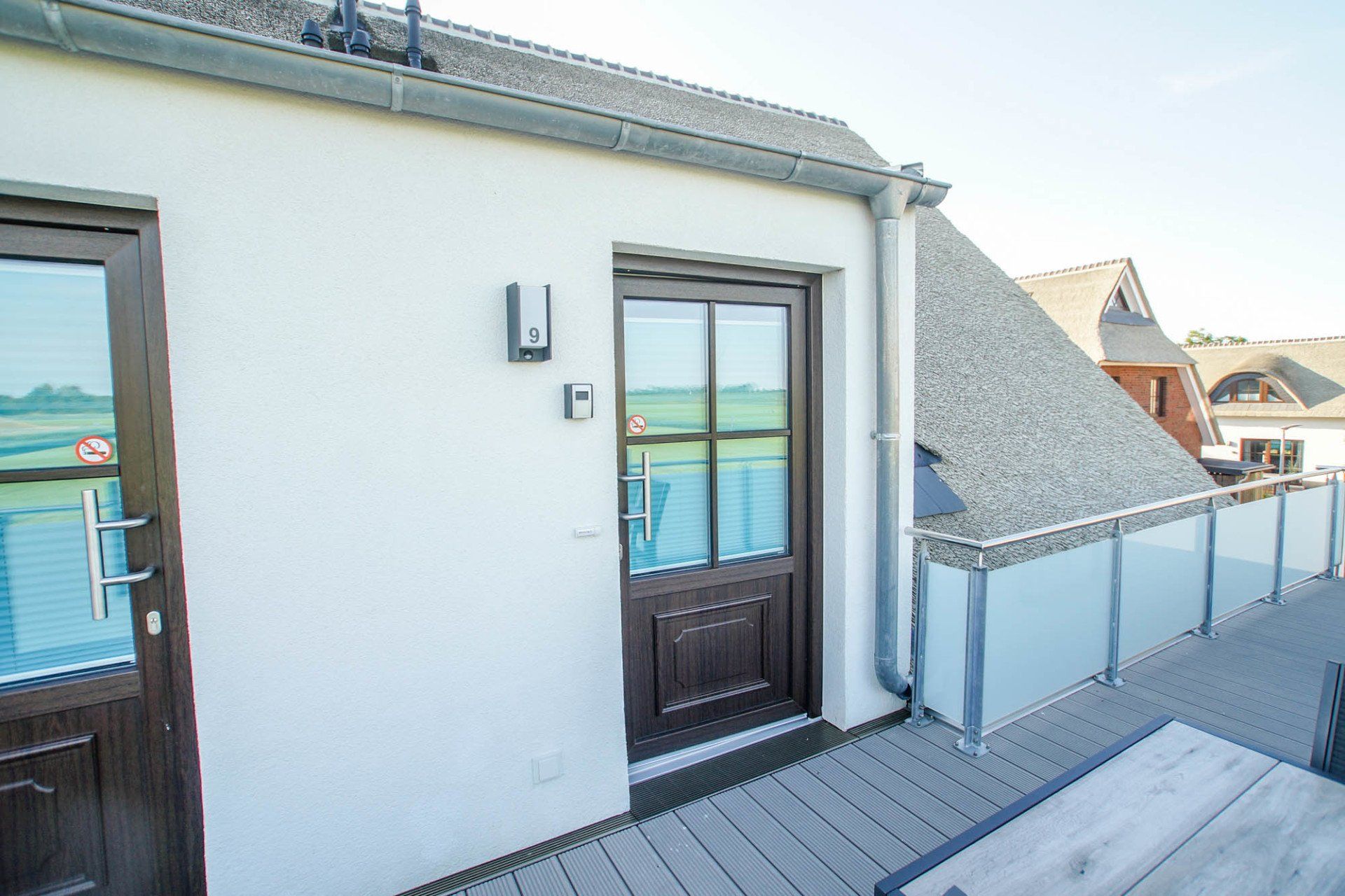 Außenansicht: Tür/Eingang der Ferienwohnung 9.