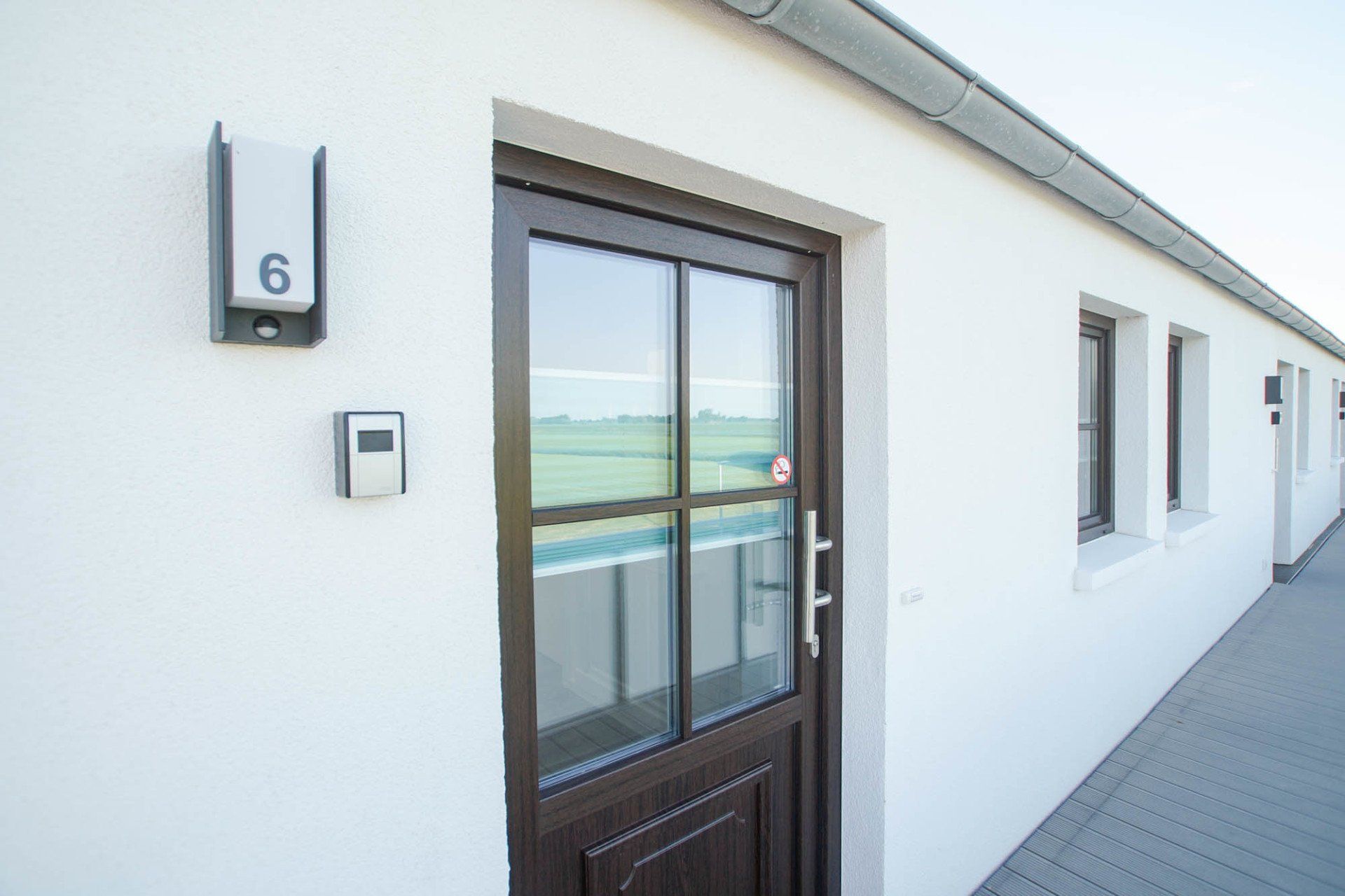 Außenansicht: Tür/Eingang der Ferienwohnung 6.