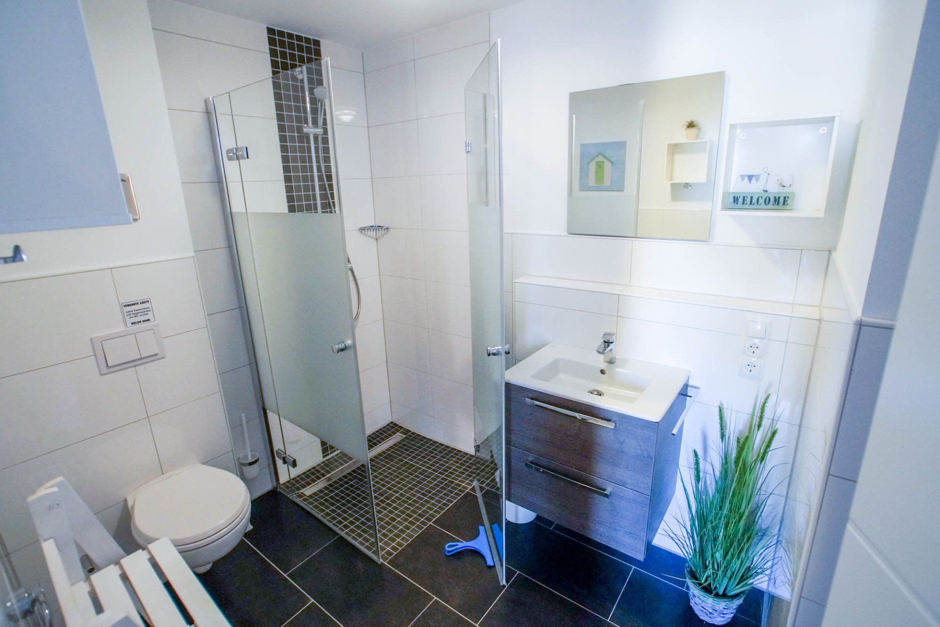Badezimmer in Ferienwohnung 5.