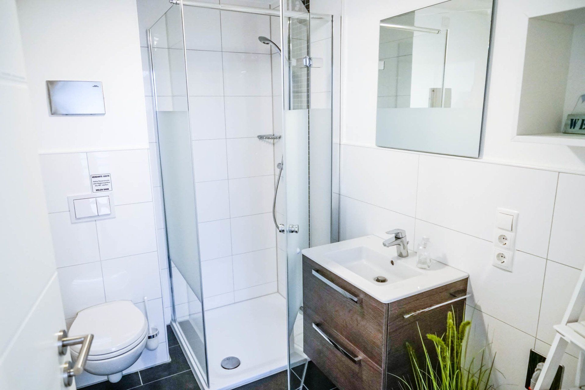 Badezimmer in Ferienwohnung 7.