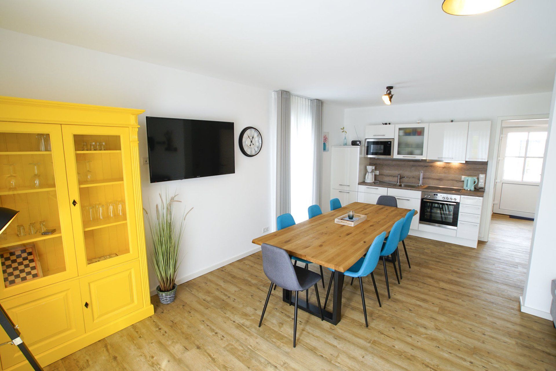 Esszimmer und Küche in Ferienhaus 15.