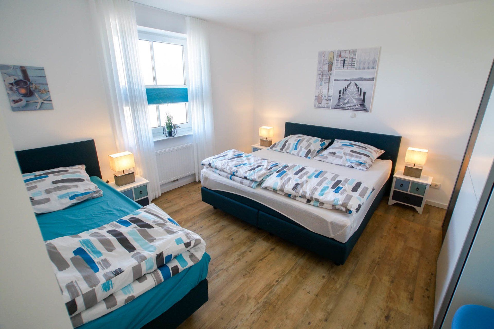 Schlafzimmer in Ferienwohnung 2.