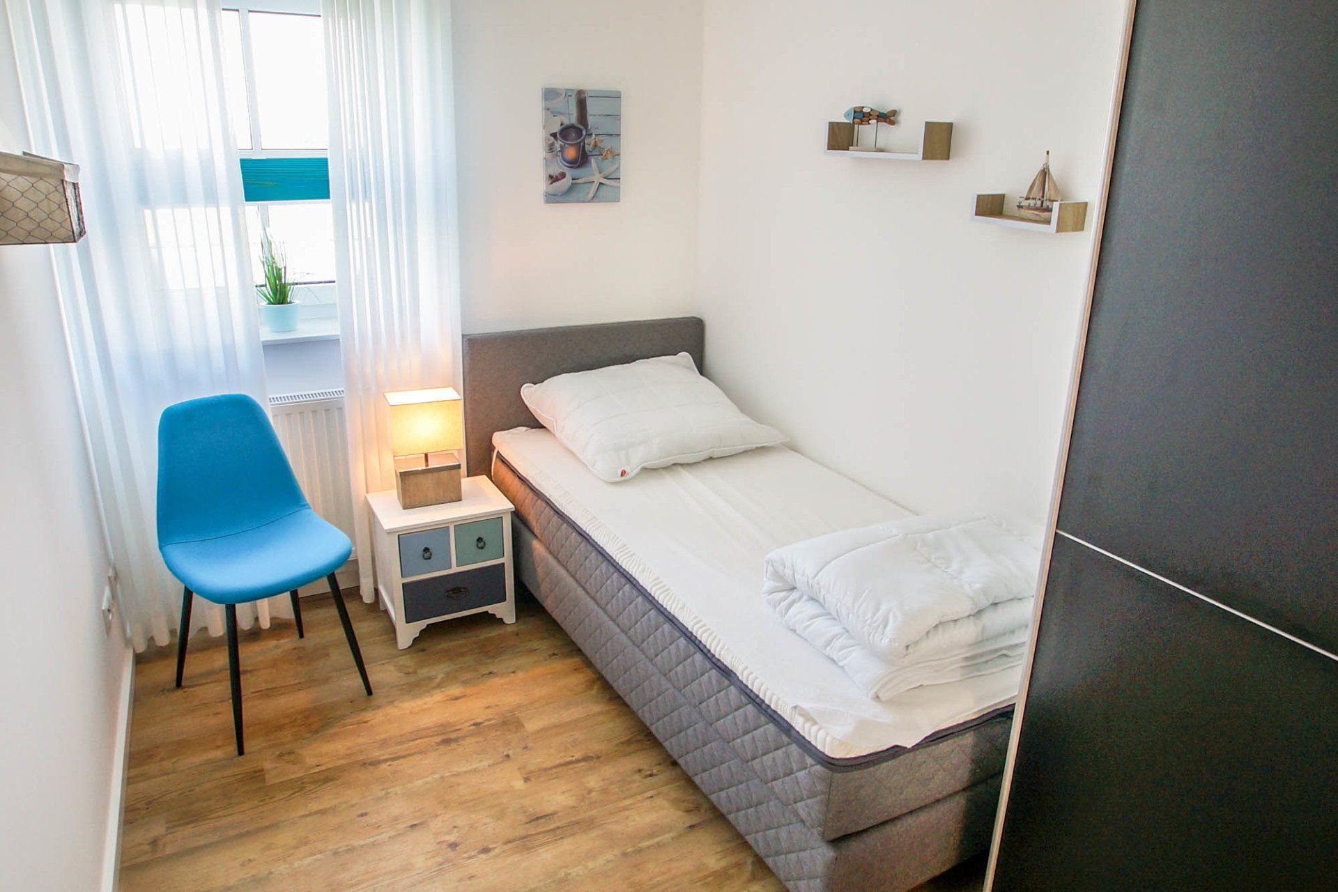 Schlafzimmer in Ferienwohnung 8.