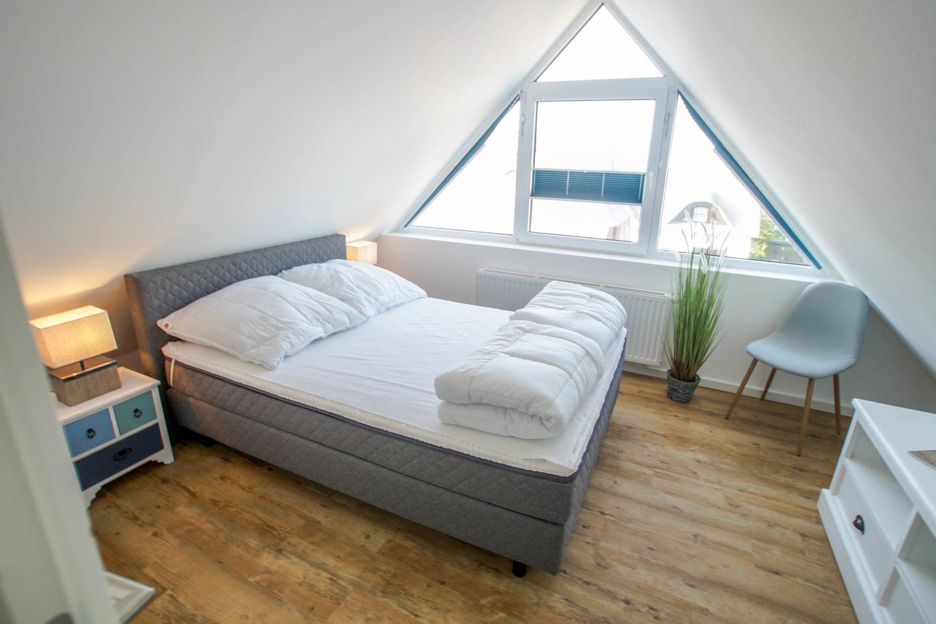 Schlafzimmer in Ferienwohnung 9.