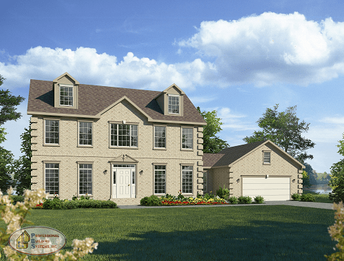 Two Story House With Garage — 2 Story Modular Home in Mercer, PA