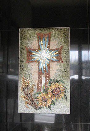 mosaico di una croce