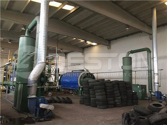 Tire Pyrolysis Equipment in Turkey