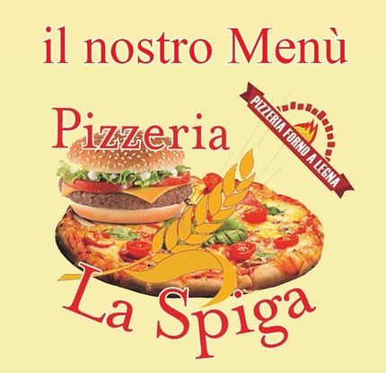 menù del risorante