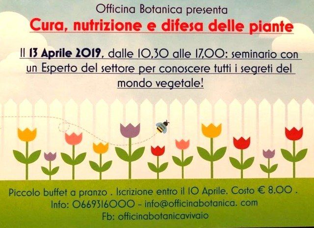 Evento formativo sul mondo vegetale