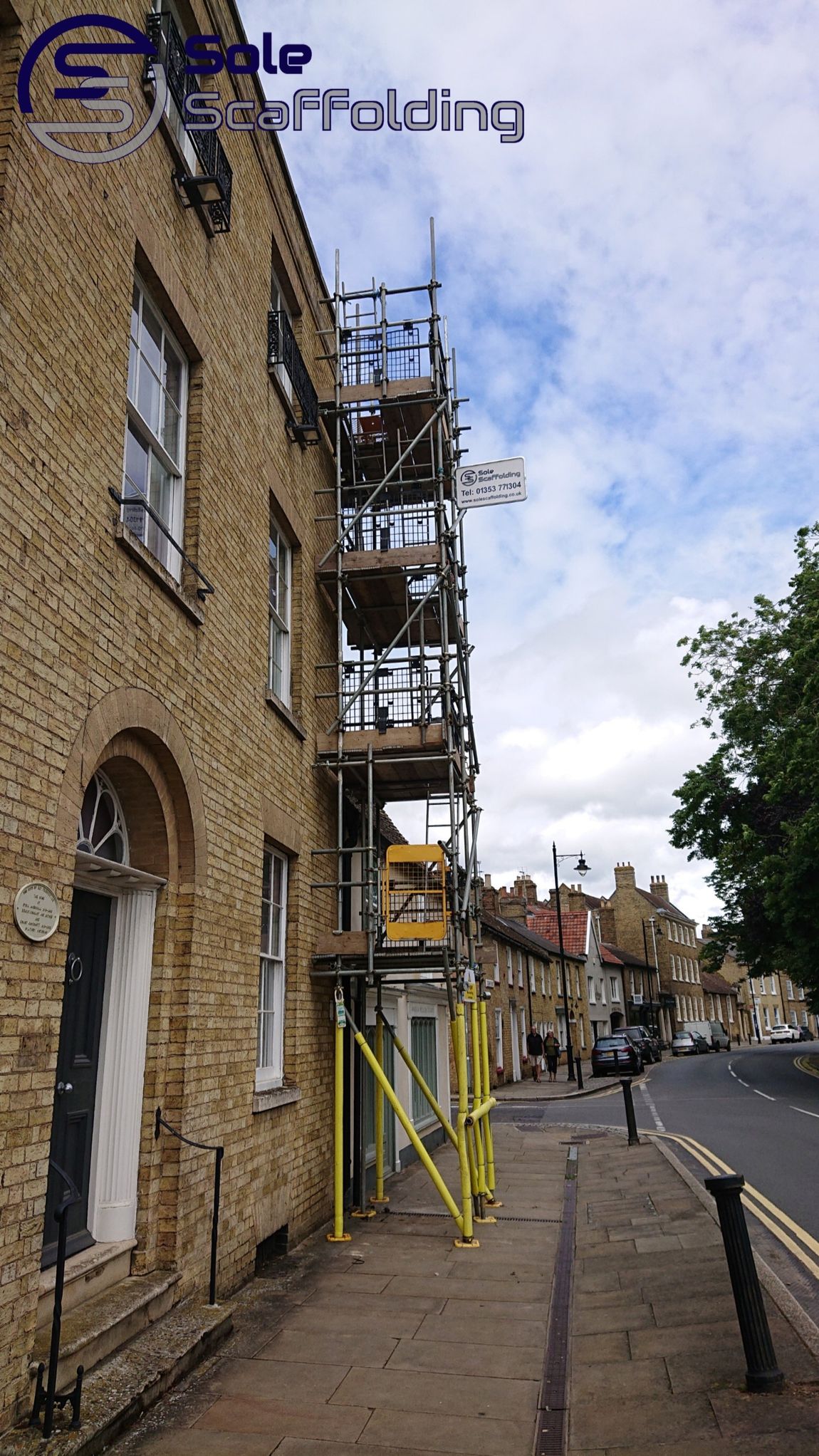 sole scaffolding - scaffold for gutter repair in Ely