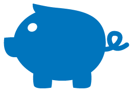 Piggy bank icon