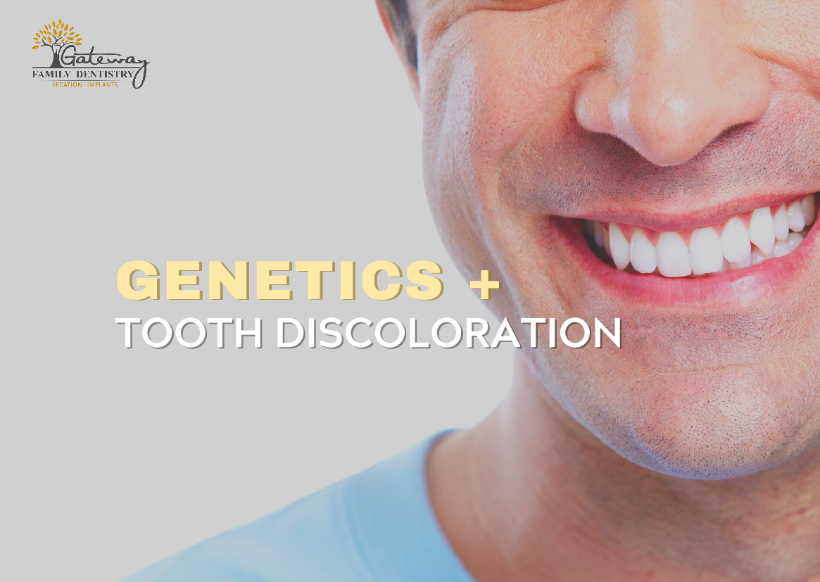Genetics and Tooth Discoloration Blog Graphic Genetics and Tooth Discoloration Blog Graphic