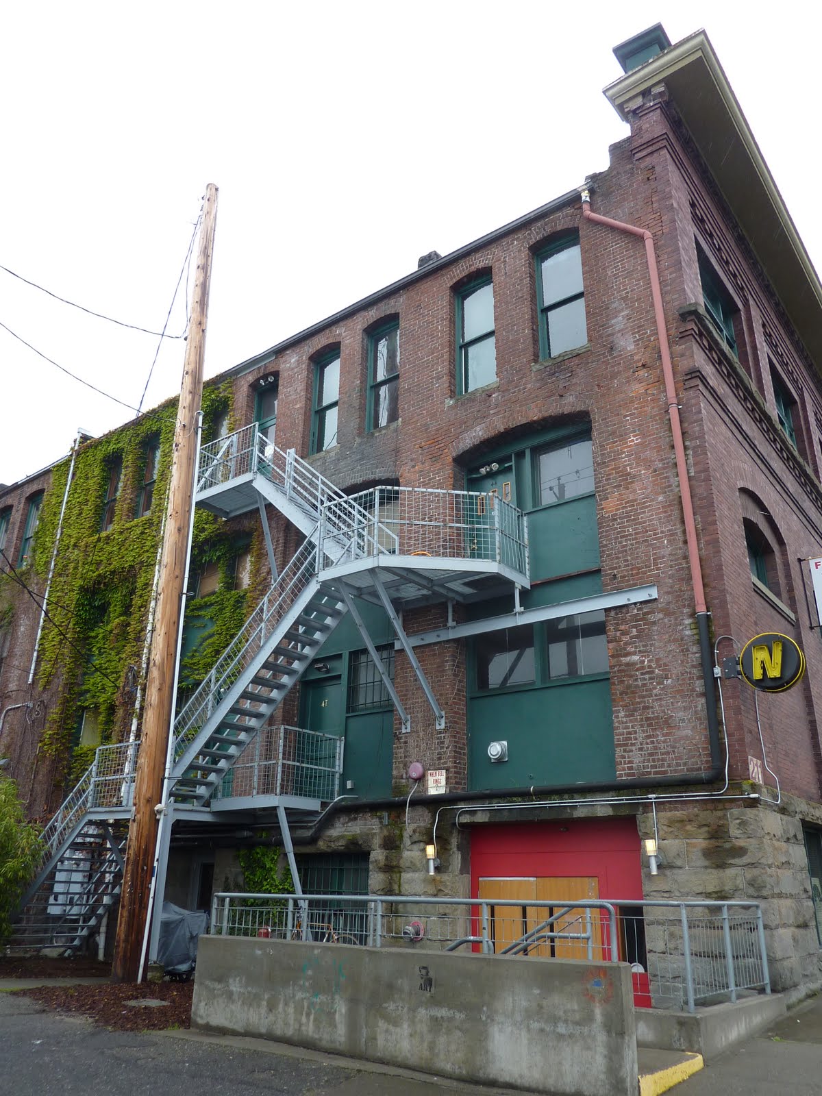 staircase on exterior