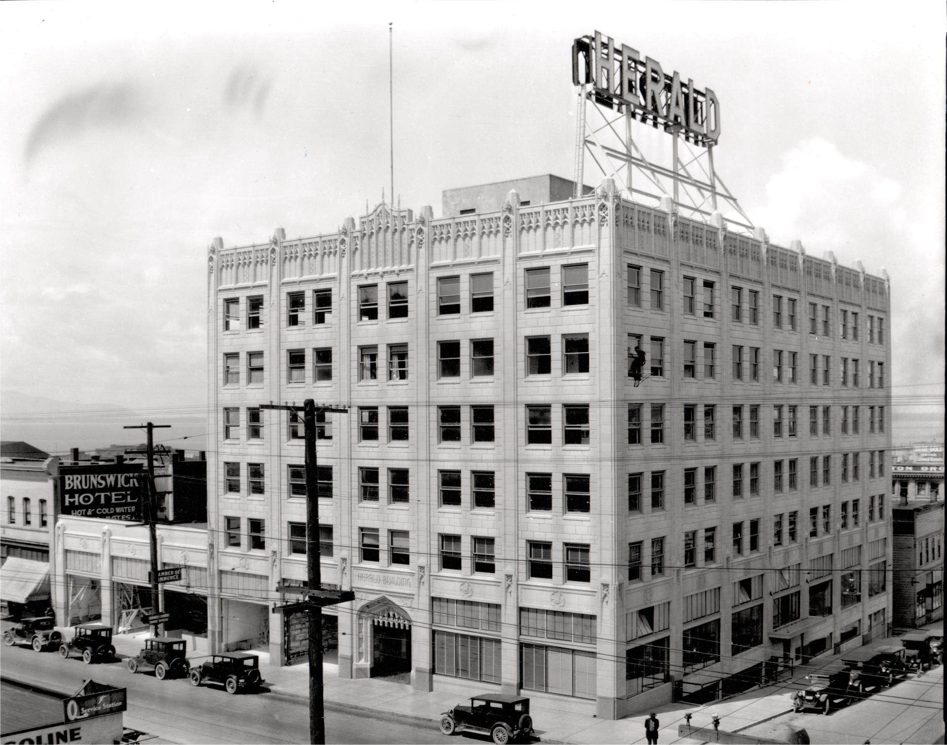 old photo of building