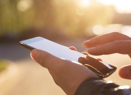 Commercial Overhead Door — Smartphone in Palmhurst, TX