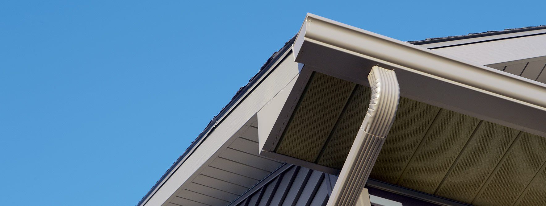 House with Soffits — Winston-Salem, NC — Greg's Gutter Service