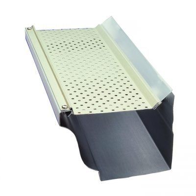 Leaf Protection Gutter Close Up — Winston-Salem, NC — Greg's Gutter Service