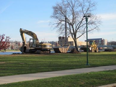 Aggregate Delivery — Excavation Site With A Bulldozer in Janesville, WI Aggregate Delivery — Excavation Site With A Bulldozer in Janesville, WI