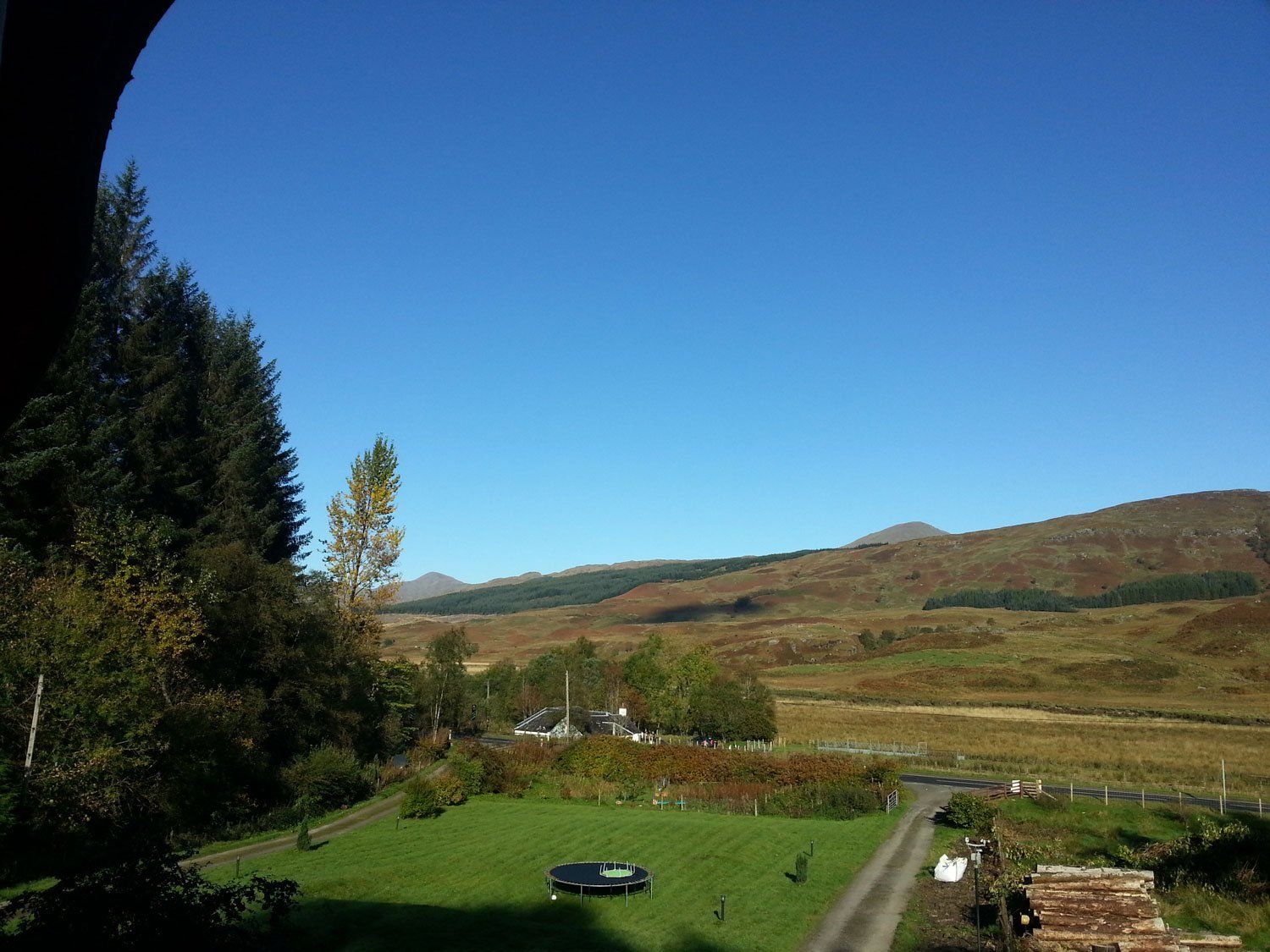 Inverardran mountain view