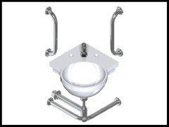 Suporte de Lavatório de Canto