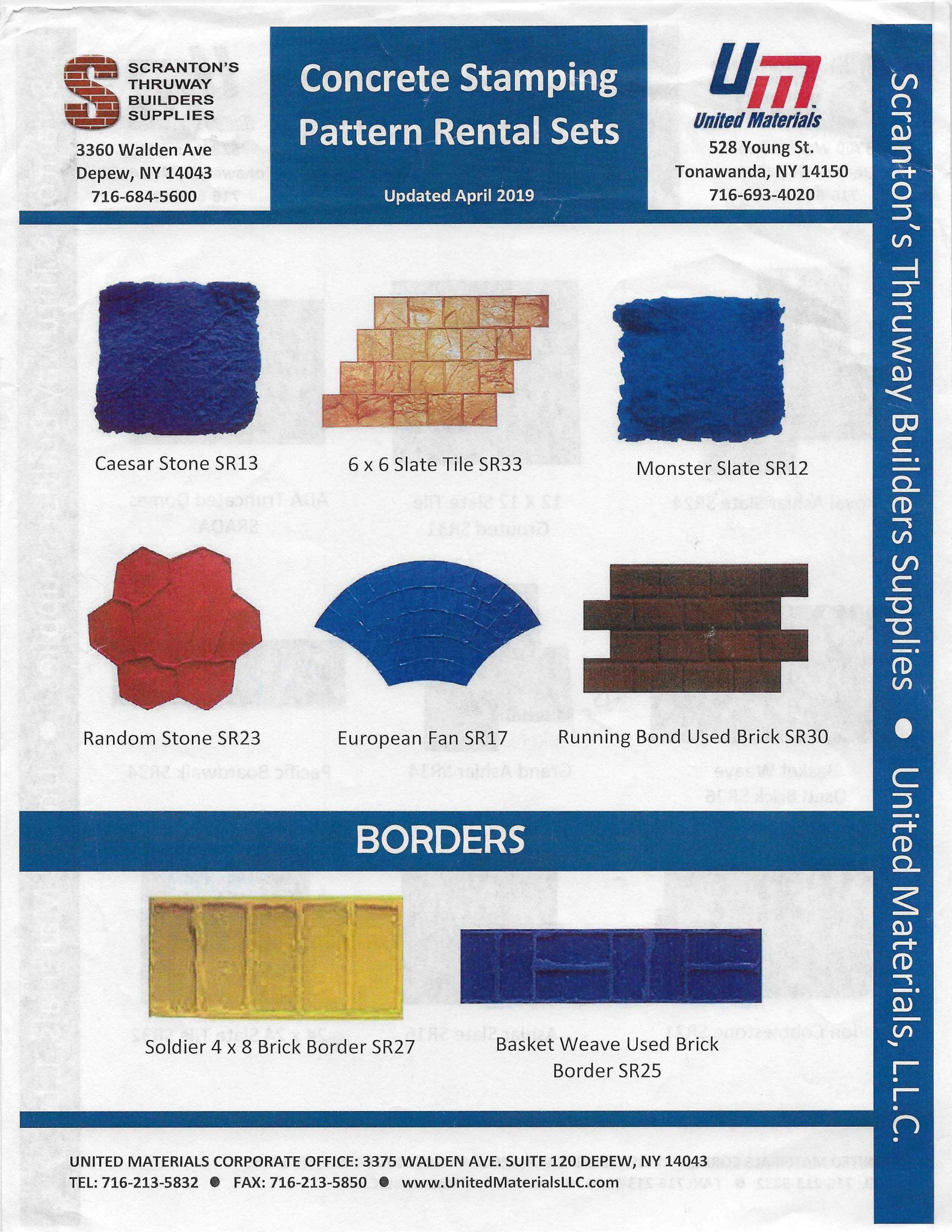 stamp patterns 1