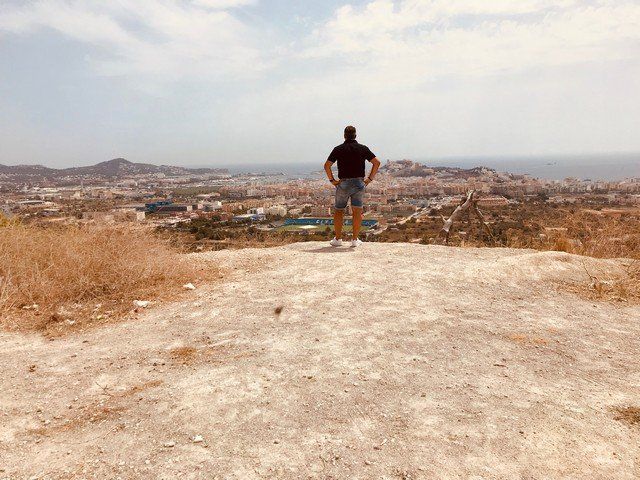 uitzicht ibiza stad