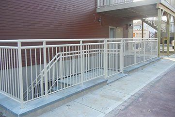 commercial railing - Wyandanch, NY - MCM Iron Works
