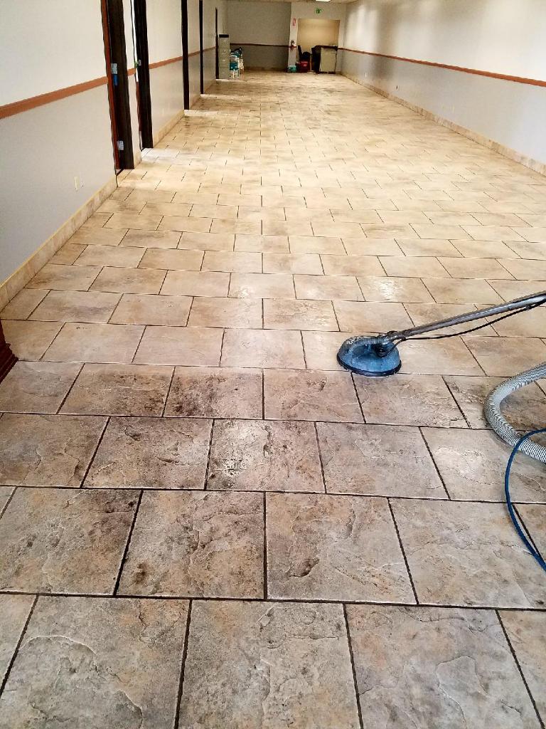 High Pressure Tile and Grout Cleaning Service, B&B Carpet Restoration Glendora CA
