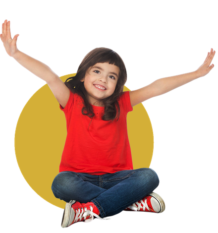 Group of Children with Hands and Thumbs Up — Gonzales , LA — R. Rayborn School