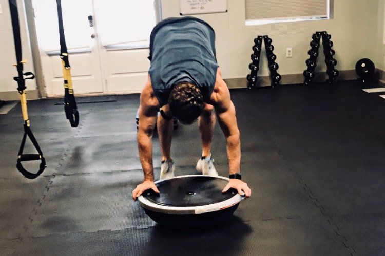 man doing metcon training at zone fit nola llc