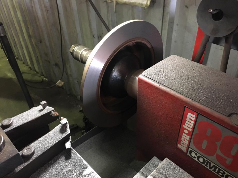 a metal wheel