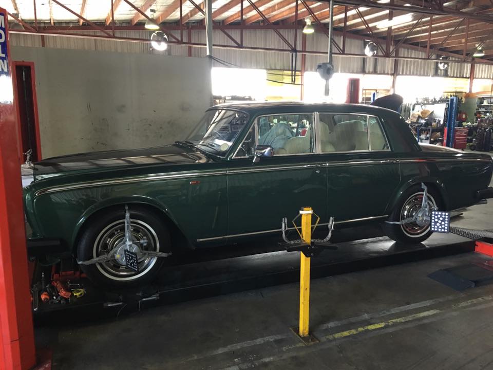 large green car