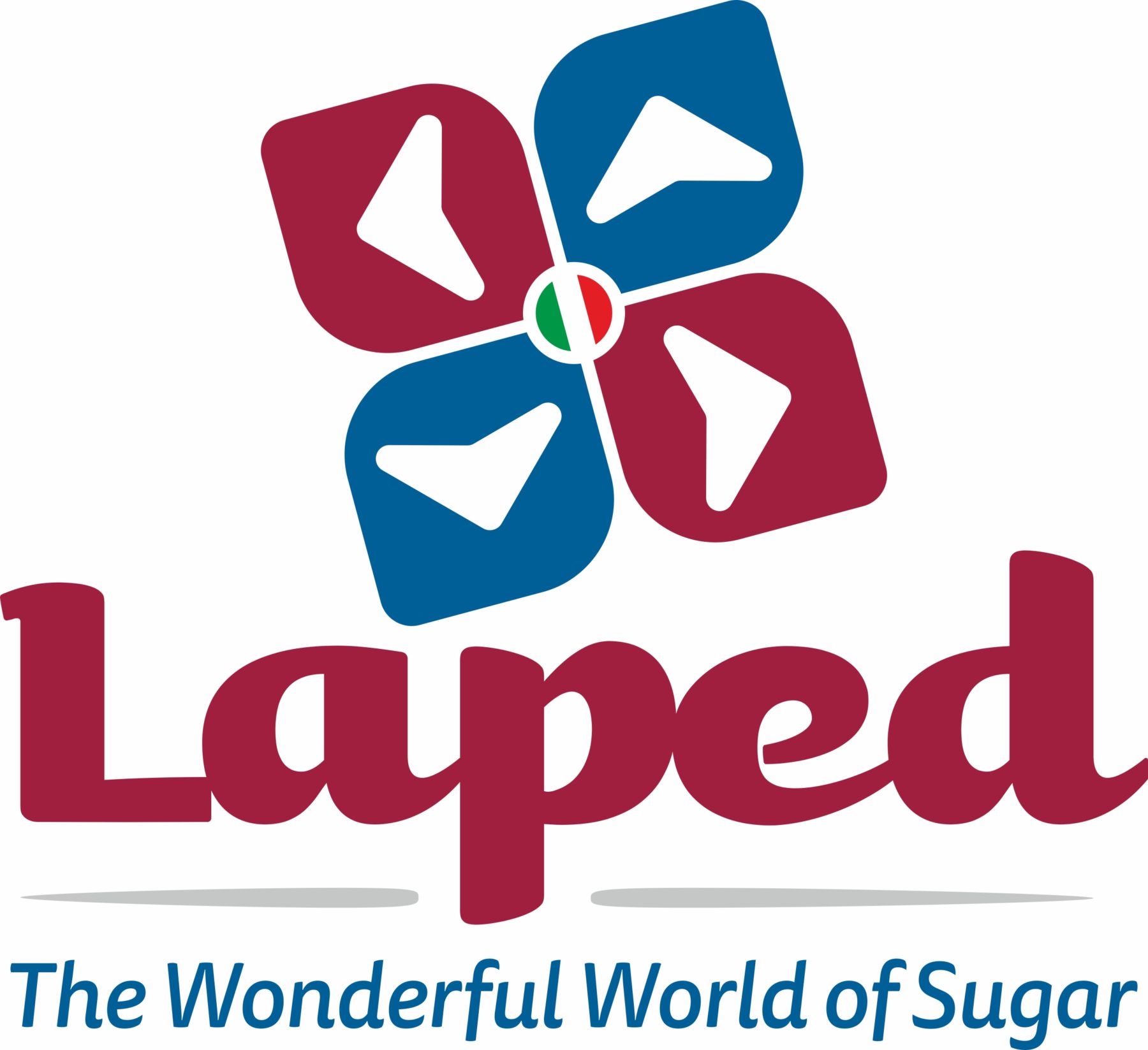 A logo for laped the wonderful world of sugar
