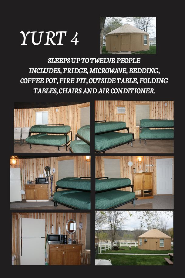 Large Yurt with bunk beds