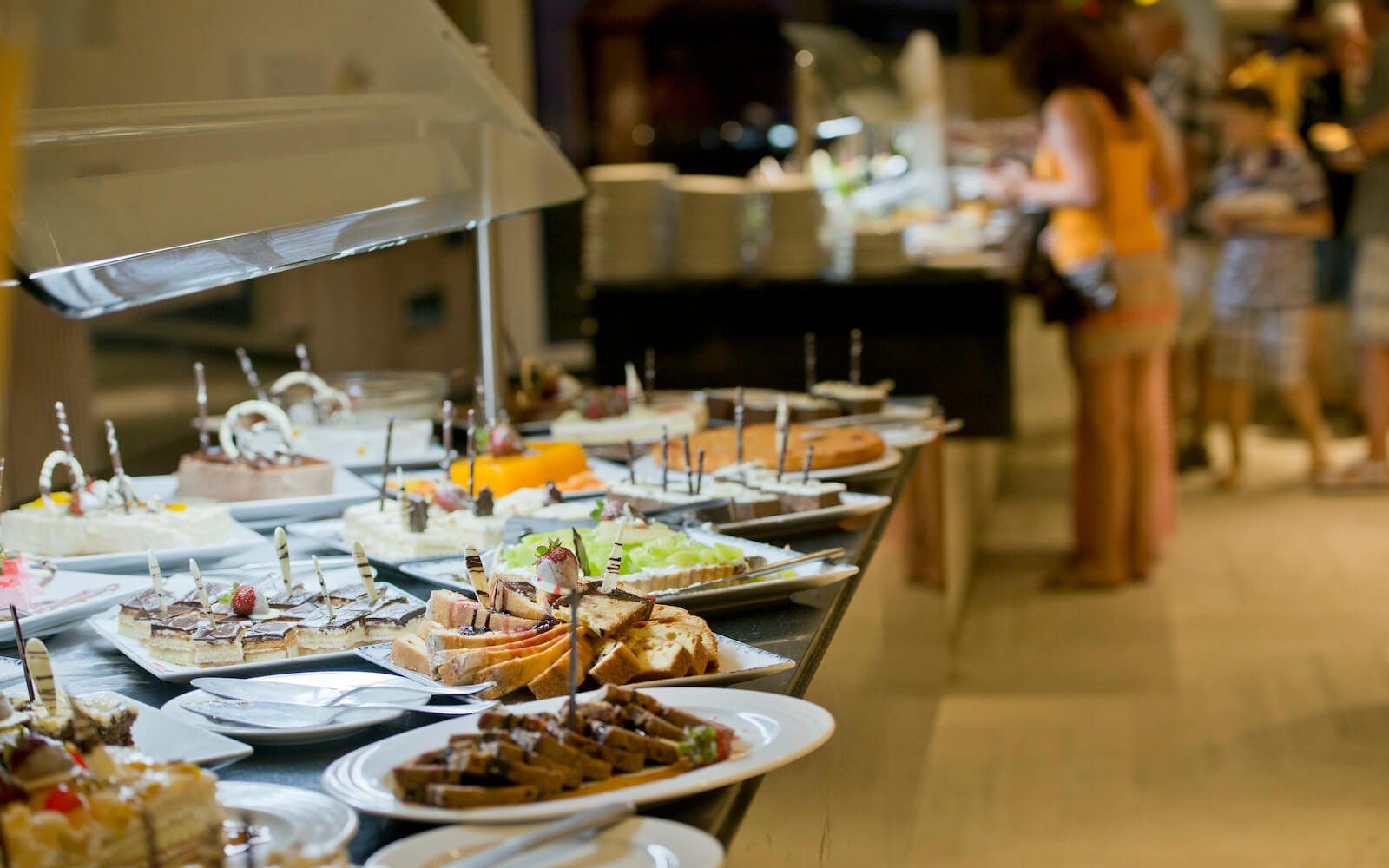 Beautifully presented sweet selection at Amphoras Beach