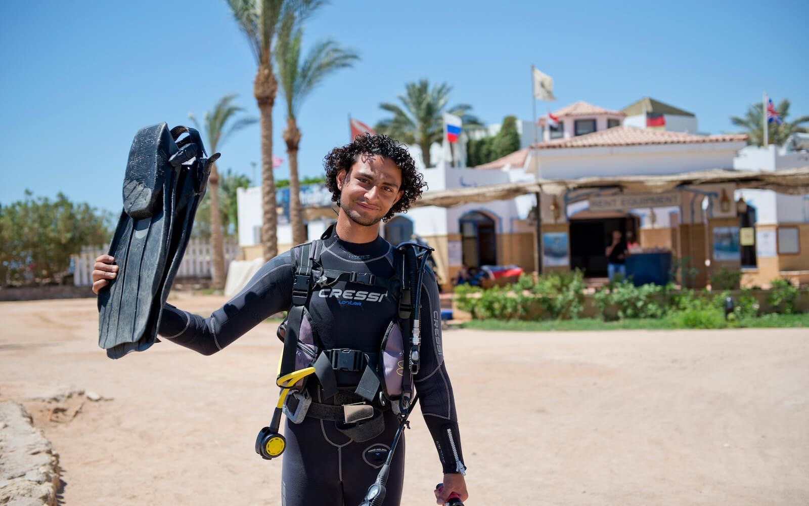 Professional diver