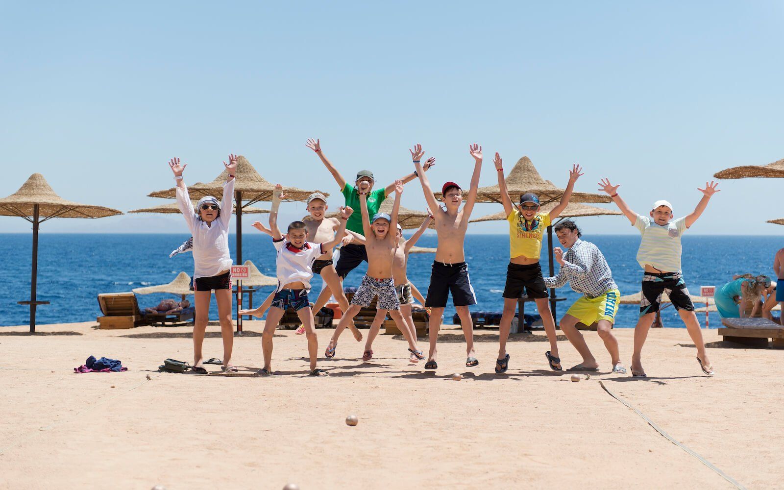 Beach activities and entertainment at Amphoras Beach