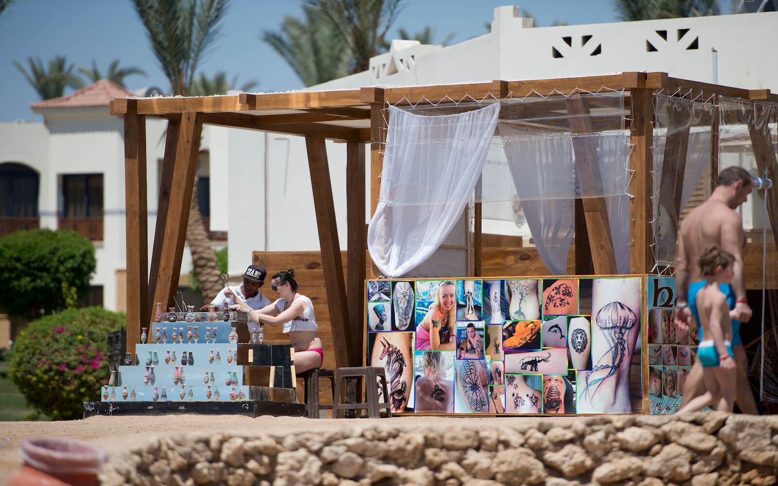 Beach gift shop at Amphoras Beach Resort