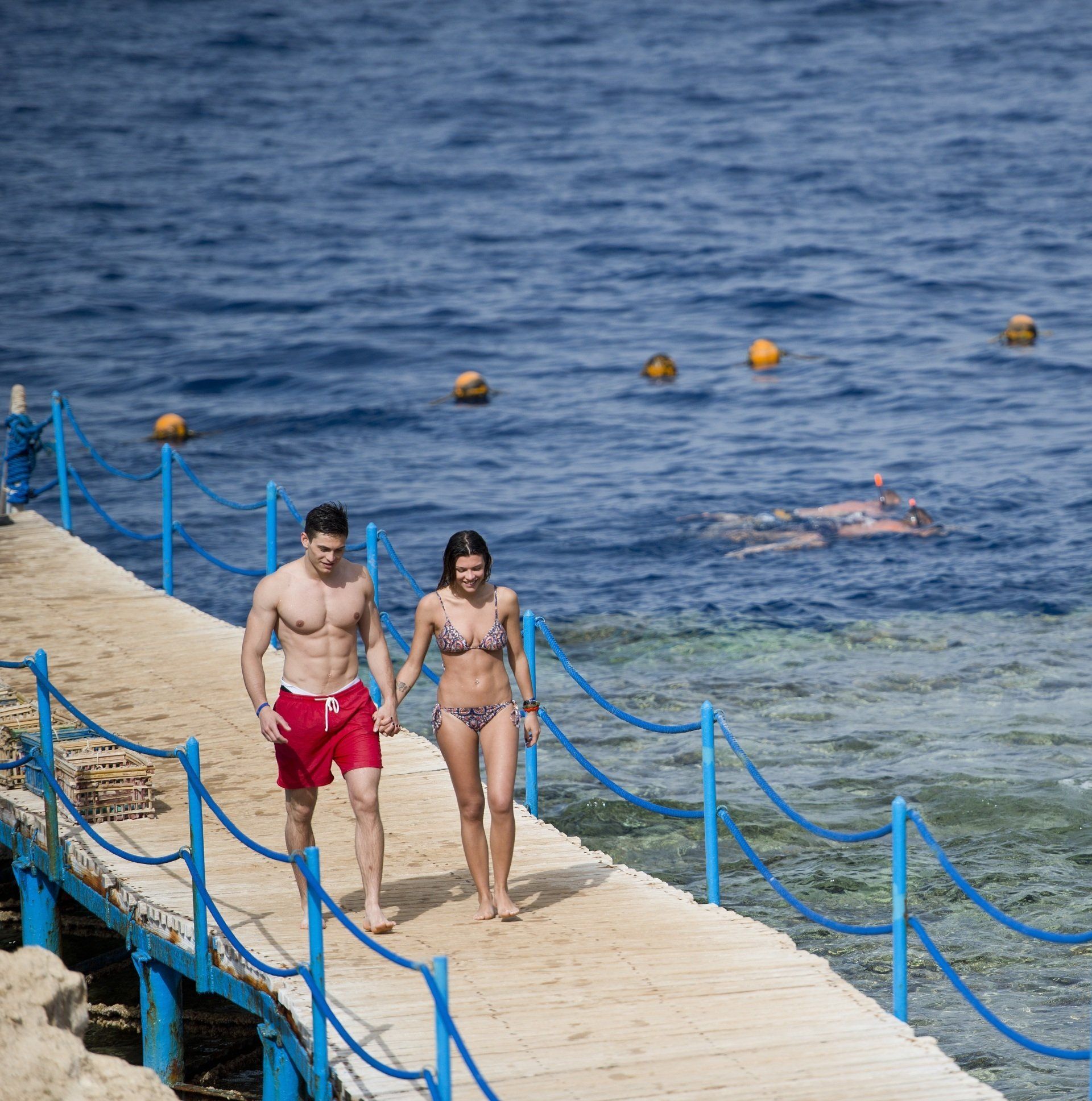 Snorkeling area with easy sea access Amphoras Blu 